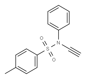 Benzenesulfonamide, N-ethynyl-4-methyl-N-phenyl- Structure