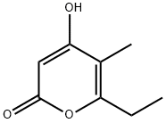 6-Ethyl-4-hydroxy-5-methyl-2H-pyran-2-one 구조식 이미지