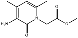 methyl (3-amino-4,6-dimethyl-2-oxopyridin-1(2{H})-yl)acetate Structure