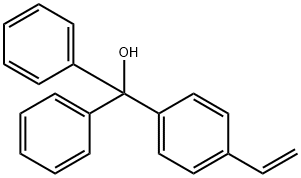 4-ethenyl-α,α-diphenyl-Benzenemethanol Structure