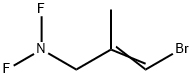 2-Propen-1-amine, 3-bromo-N,N-difluoro-2-methyl- 구조식 이미지