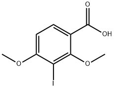 Benzoic acid, 3-iodo-2,4-dimethoxy- Structure