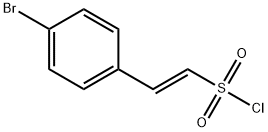 Ethenesulfonyl chloride, 2-(4-bromophenyl)-, (1E)- 구조식 이미지