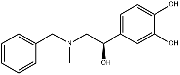 (R)-4-(2-(benzyl(methyl)amino)-1-hydroxyethyl)benzene-1,2-diol 구조식 이미지