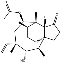 Mutilin 14-Acetate 구조식 이미지