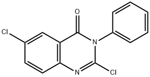 4(3H)-Quinazolinone, 2,6-dichloro-3-phenyl- Structure