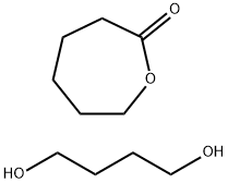 POLYCAPROLACTONE-BLOCK-POLYTETRAHYDROFURAN-BLOCK-POLYCAPROLACTONE Structure