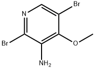 3-Pyridinamine, 2,5-dibromo-4-methoxy- 구조식 이미지