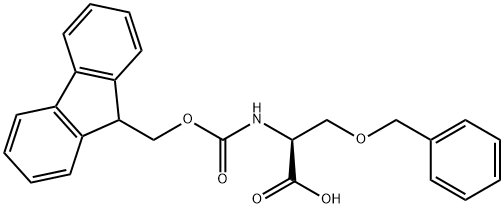 (9H-Fluoren-9-yl)MethOxy]Carbonyl DL-Ser(Bzl)-OH Structure