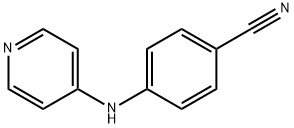 Benzonitrile, 4-(4-pyridinylamino)- Structure