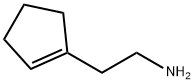 1-Cyclopentene-1-ethanamine 구조식 이미지