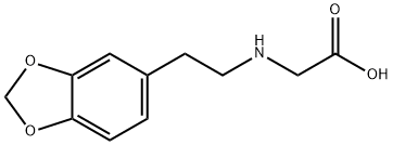 Glycine, N-[2-(1,3-benzodioxol-5-yl)ethyl]- Structure