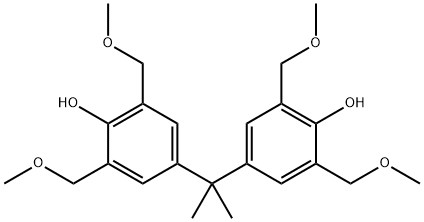 4,4'-(1-methylethylidene)bis[2,6-bis(methoxymethyl)- Structure