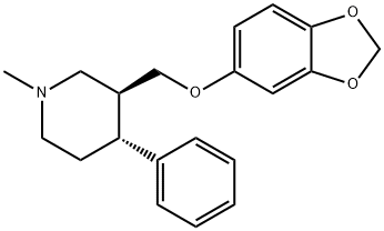 (3S,4R)-3-((benzo[d][1,3]dioxol-5-yloxy)methyl)-1-methyl-4-phenylpiperidine Structure
