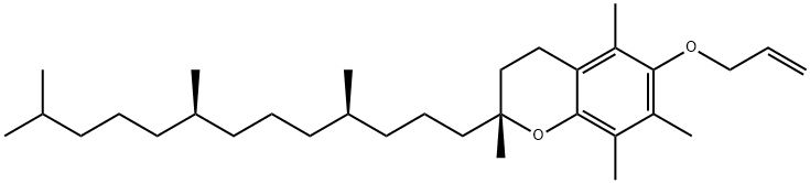 알릴옥시-DL-α-토코페롤,기술-85 구조식 이미지