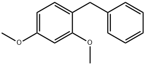 Benzene, 2,4-dimethoxy-1-(phenylmethyl)- Structure