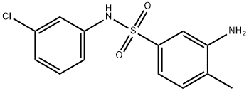 Benzenesulfonamide, 3-amino-N-(3-chlorophenyl)-4-methyl- Structure