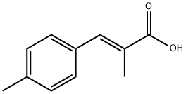 2-Propenoic acid, 2-methyl-3-(4-methylphenyl)-, (2E)- 구조식 이미지