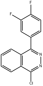 Phthalazine, 1-chloro-4-(3,4-difluorophenyl)- Structure