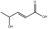 2-Pentenoic acid, 4-hydroxy-, (2E)- Structure