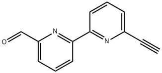 [2,2'-Bipyridine]-6-carboxaldehyde, 6'-ethynyl- 구조식 이미지