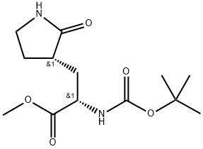 328086-60-8 Methyl (S)-2-(Boc-amino)-3-[(S)-2-oxo-3-pyrrolidinyl]propanoate