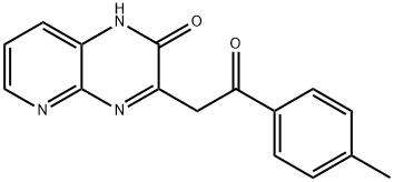 Pyrido[2,3-b]pyrazin-2(1H)-one, 3-[2-(4-methylphenyl)-2-oxoethyl]- Structure