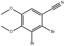 2,3-dibromo-4,5-dimethoxybenzonitrile Structure