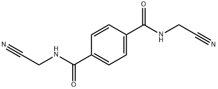 1-N,4-N-bis(cyanomethyl)benzene-1,4-dicarboxamide 구조식 이미지