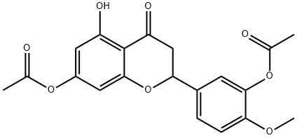 rac-Hesperetin 3’,7-Diacetate 구조식 이미지