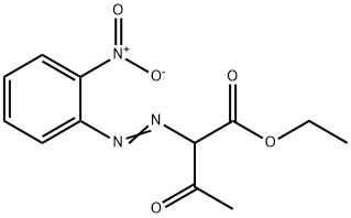 Butanoic acid, 2-[2-(2-nitrophenyl)diazenyl]-3-oxo-, ethyl ester Structure