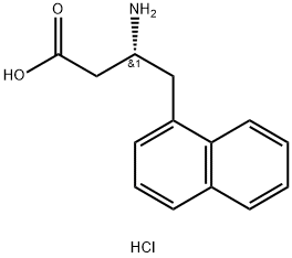 H-D-b-HoAla(1-naphthyl)-OH.HCl 구조식 이미지