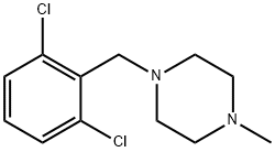 Piperazine, 1-[(2,6-dichlorophenyl)methyl]-4-methyl- Structure