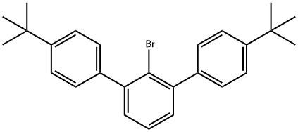 1,1':3',1''-Terphenyl, 2'-bromo-4,4''-bis(1,1-dimethylethyl)- Structure