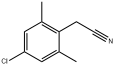 Benzeneacetonitrile, 4-chloro-2,6-dimethyl- Structure