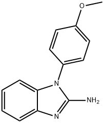 1H-Benzimidazol-2-amine, 1-(4-methoxyphenyl)- Structure