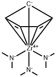 (η5-2,4-시클로펜타디엔-1-일)트리스(N-메틸메탄아미나토)지르코늄 구조식 이미지