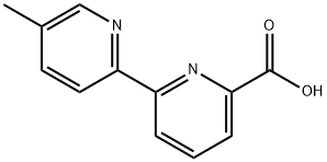 [2,2'-Bipyridine]-6-carboxylic acid, 5'-methyl- Structure