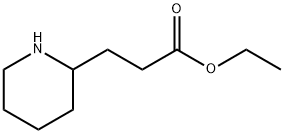 2-Piperidinepropanoic acid, ethyl ester Structure