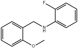 Benzenemethanamine, N-(2-fluorophenyl)-2-methoxy- Structure