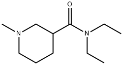 3-Piperidinecarboxamide, N,N-diethyl-1-methyl- 구조식 이미지