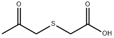 Acetic acid, 2-[(2-oxopropyl)thio]- Structure