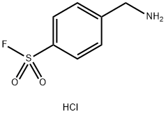 Benzenesulfonyl fluoride, 4-(aminomethyl)-, hydrochloride (1:1) 구조식 이미지