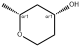 2H-Pyran-4-ol, tetrahydro-2-methyl-, (2S-cis)- 구조식 이미지