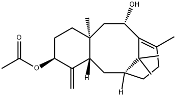 Paclitaxel Impurity 15 (Taxadiene-5-alpha-acetoxy-10-beta-ol) 구조식 이미지