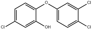 Phenol, 5-chloro-2-(3,4-dichlorophenoxy)- 구조식 이미지