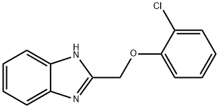 2-(2-chlorophenoxymethyl)-1H-1,3-benzodiazole Structure