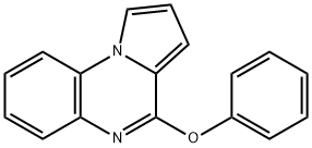 Pyrrolo[1,2-a]quinoxaline, 4-phenoxy- Structure