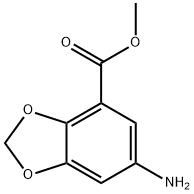 1,3-Benzodioxole-4-carboxylic acid, 6-amino-, methyl ester 구조식 이미지