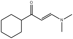 2-Propen-1-one, 1-cyclohexyl-3-(dimethylamino)-, (E)- (8CI) 구조식 이미지